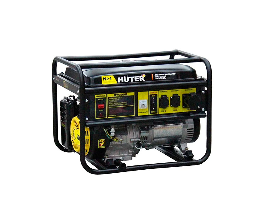Генератор бензиновый HUTER DY9500L 7,5 кВт