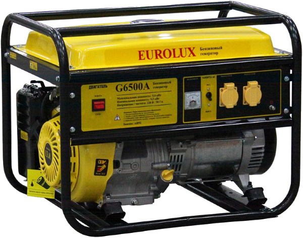 Генератор бензиновый EUROLUX G6500A 5 кВт