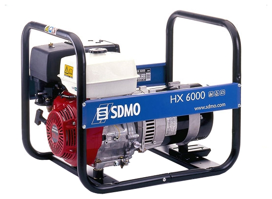 Генератор бензиновый SDMO HX6000 6 кВт