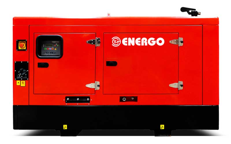 Генератор дизельный Energo ED 25/230 Y-SS в звукоизолирующем корпусе однофазные 19,5/15,6 кВт
