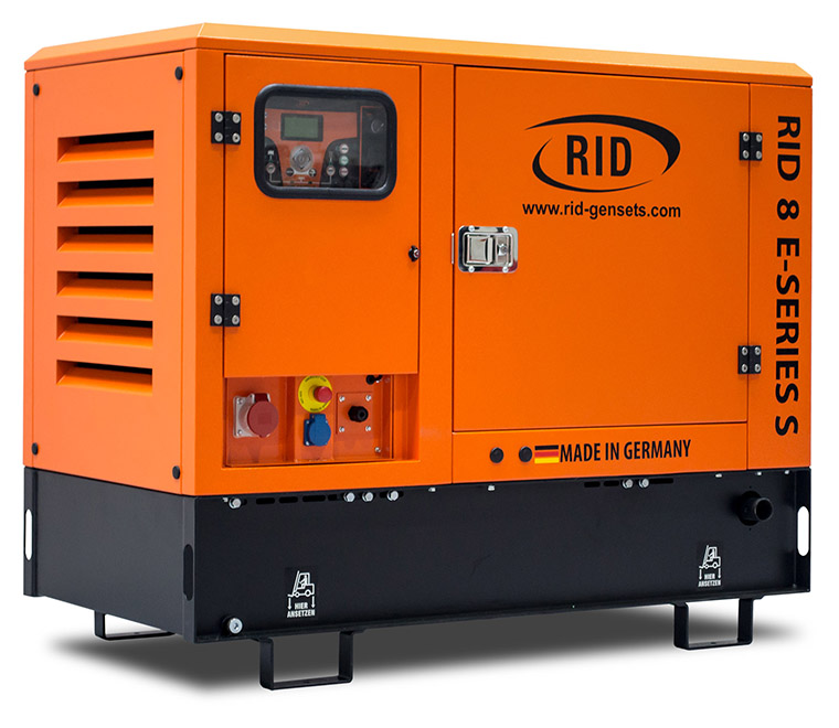 Генератор дизельный RID 8 E-SERIES-S в шумозащитном кожухе 6,4 кВт
