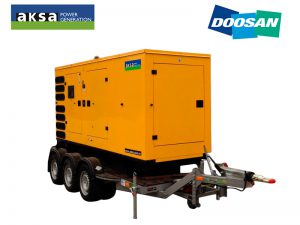 Генератор дизельный AKSA AD 580 на шасси 420 кВт