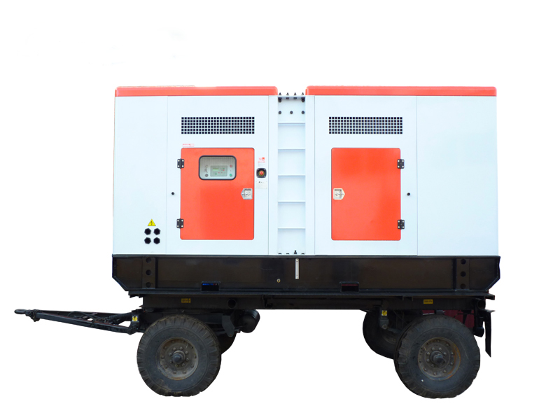 Генератор дизельный АЗИМУТ ЭД-760-Т400-1РКМ11 в шумозащитном кожухе на шасси 760 кВт